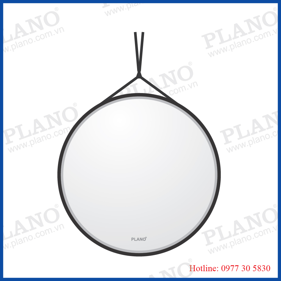 Gương 1 lớp viền nhựa dây da ĐQ-288