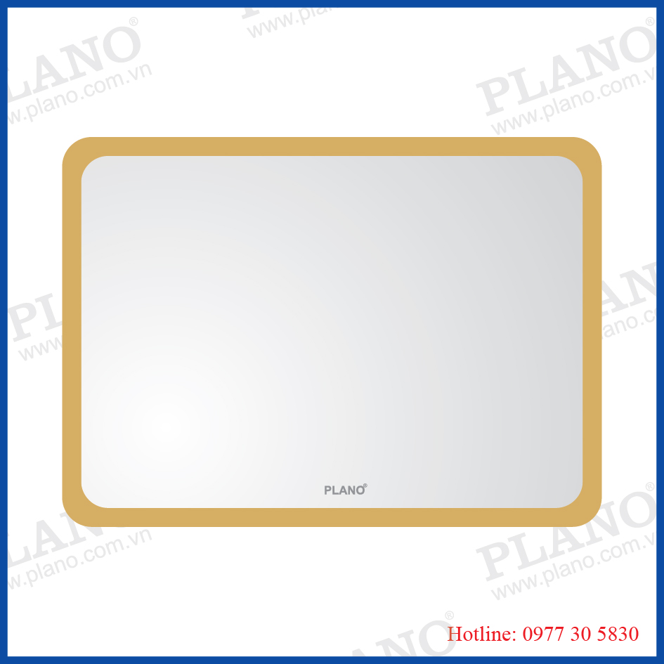 Gương 1 lớp viền nhôm vàng (treo ngang - treo dọc) ĐQ-295